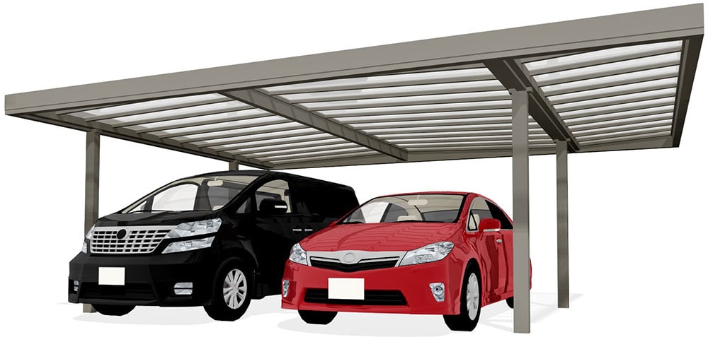 Gルーフ カールーフタイプ 2台用 持出し仕様