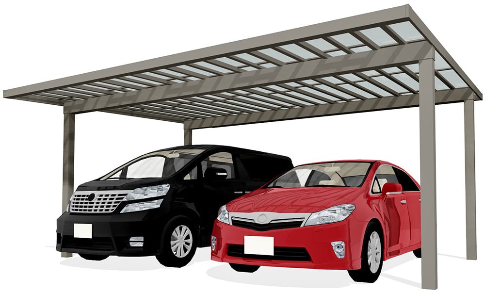 ソルディーポート 1500(耐積雪50㎝) 2台用