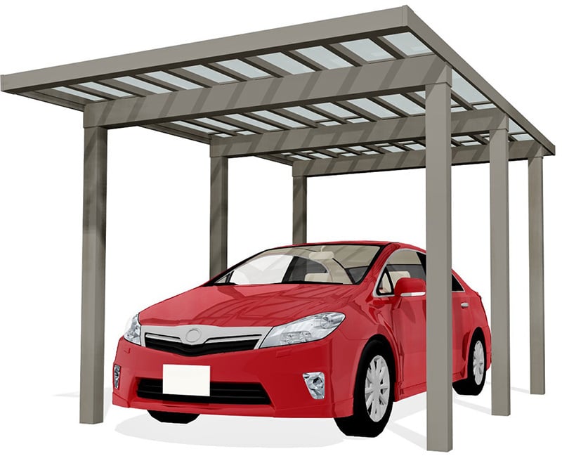 ソルディーポート 3000(耐積雪100㎝) 1台用