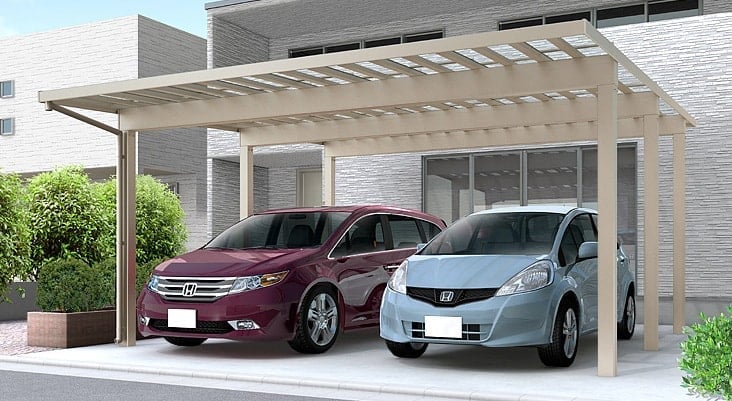 ソルディーポート 3000(耐積雪100㎝) 2台用