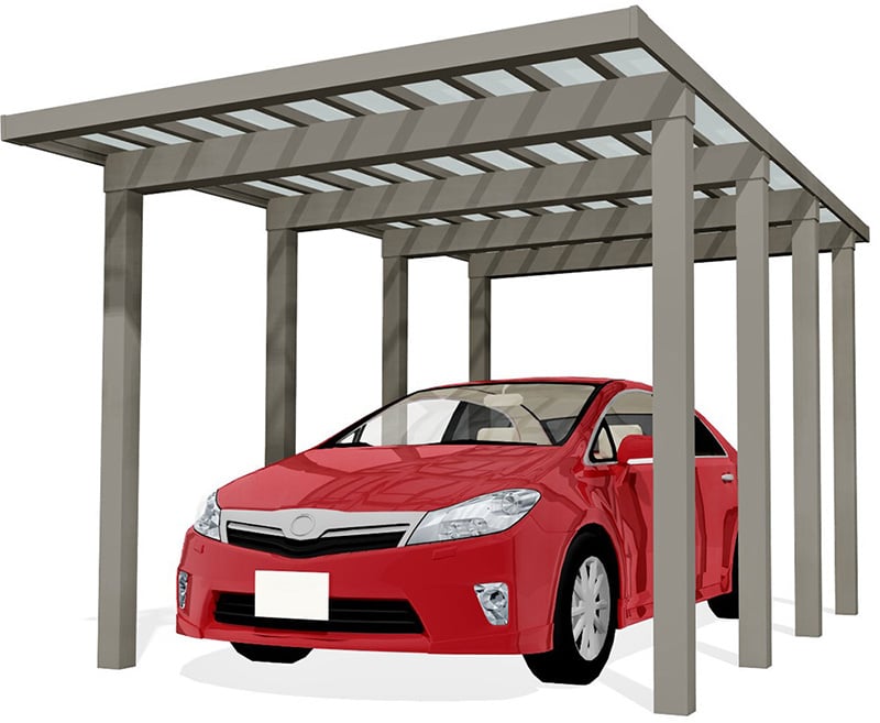 ソルディーポート 4500(耐積雪150㎝) 1台用