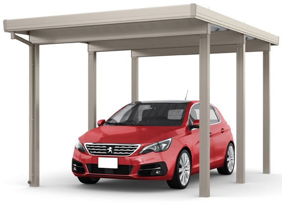 カーポートST 4500(耐積雪150㎝)1台用