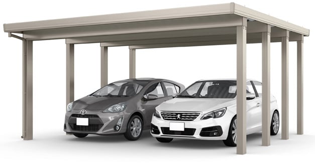 カーポートST 6000(耐積雪200㎝)2台用