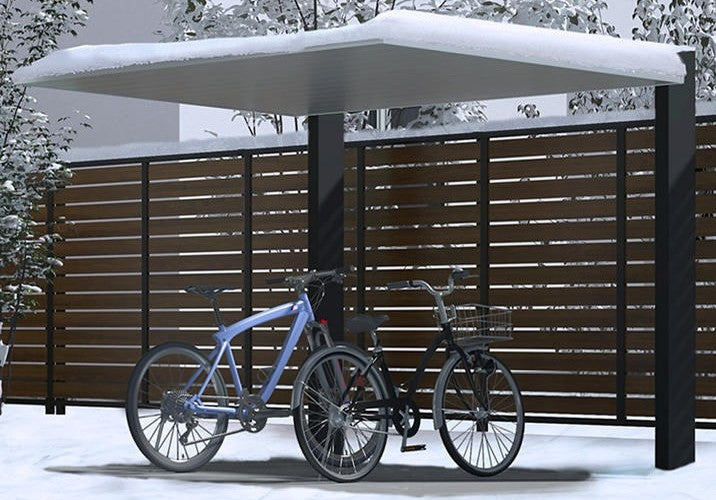 カーポートSC ミニ 1500（耐積雪50㎝）　自転車3～8台