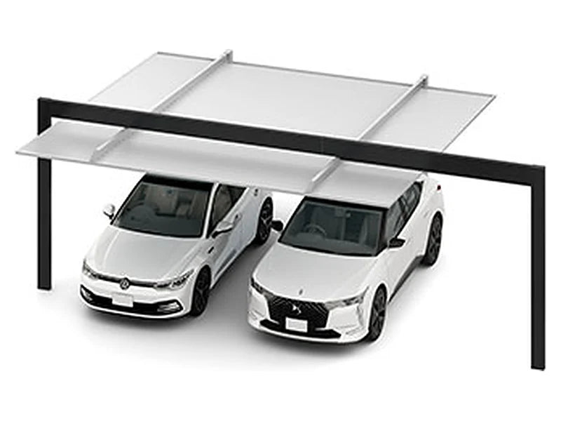 カーポートSC フレーム 2台用 梁延長
