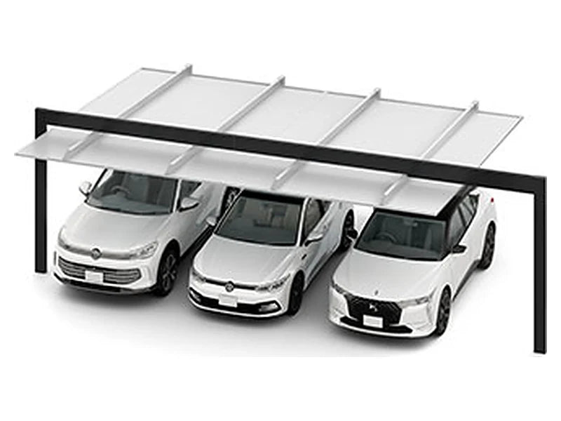 カーポートSC フレーム 3台用 梁延長