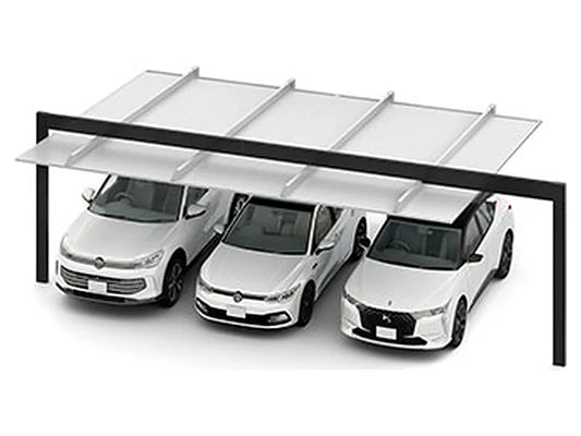 カーポートSC フレーム 3台用 梁延長